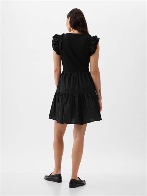 Ruffle Sleeve Tiered Mini Dress | Gap