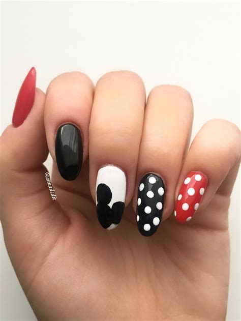 Acrylic Nail Designs Mickey Mouse at Charlene Ortega blog