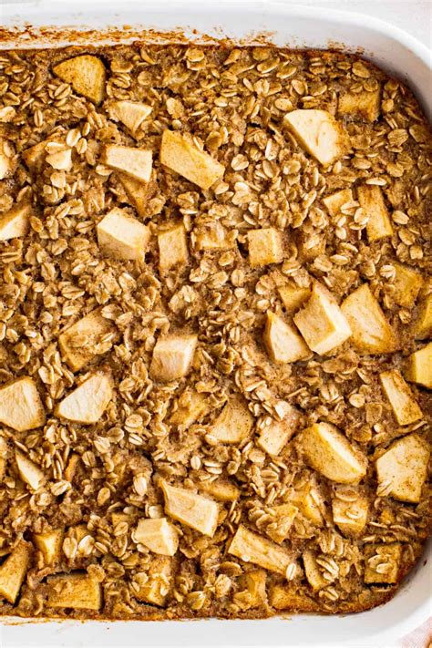 Baked Apple Oatmeal Recipe - The Cookie Rookie®
