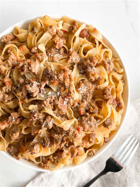 Tagliatelle Bolognese - Little Nonni