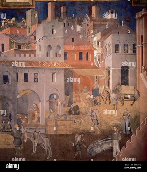 Ambrogio Lorenzetti Peaceful Country
