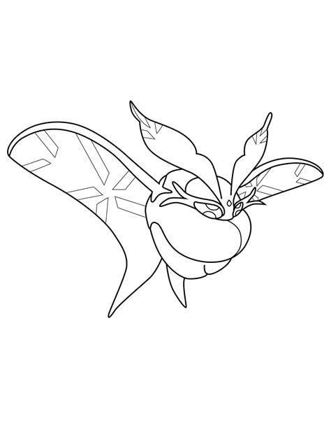 Frosmoth Pokemon coloring page - Download, Print or Color Online for Free
