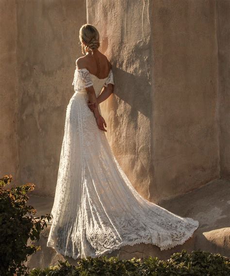 Off shoulder wedding dress 60 photos - Astyledwedding.com