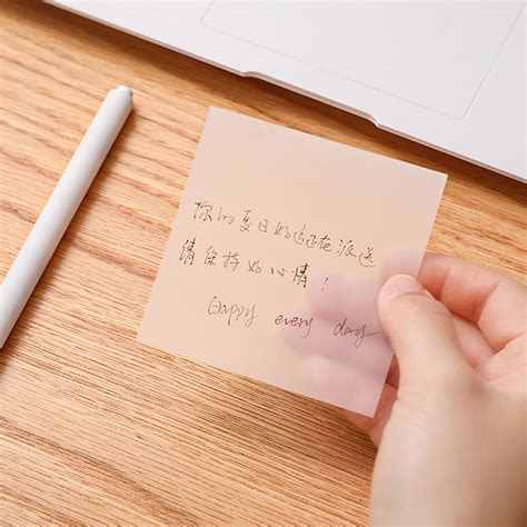 Paper & Party Supplies Notepads Transparent Sticky Notes Tracing Paper ...