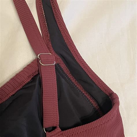 Brown One Piece Swimsuit