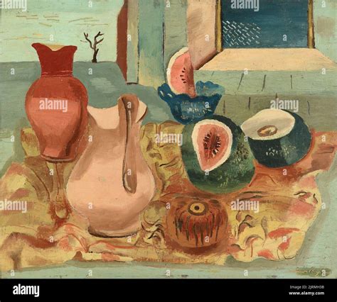 Cut melons, circa 1931, England, by Frances Hodgkins Stock Photo - Alamy