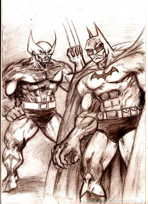 Batman vs Wolverine by MisterHydesSon on DeviantArt