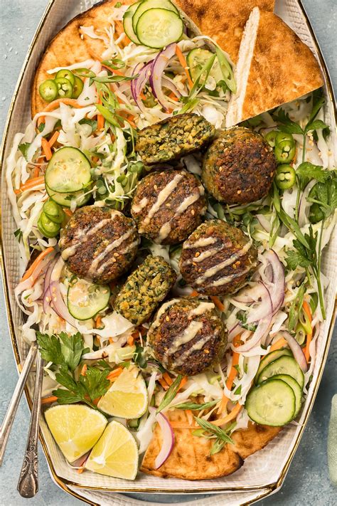 Baked Falafel Balls: Falafel Recipe with Canned Chickpeas - No Spoon ...