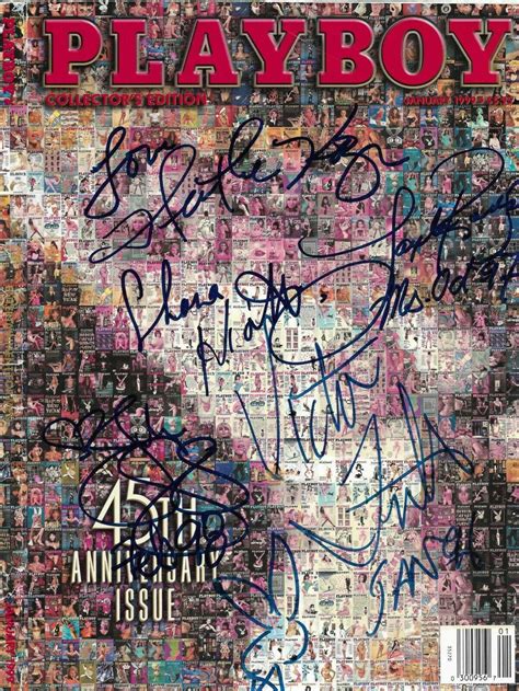 MARILYN MONROE PLAYBOY MAGAZINE COVER SIGNED BY FIVE PLAYBOY PLAYMATES ...