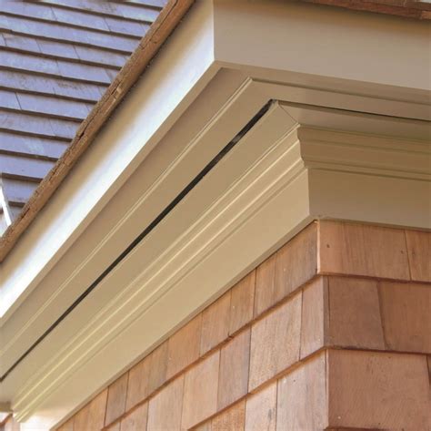 Brick Building with Vinyl Siding Trim