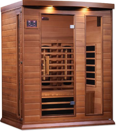 Amazon.com : DYNAMIC SAUNAS Maxxus MX-M306-01 3-Person Full Spectrum Near Zero EMF (Under 2MG ...