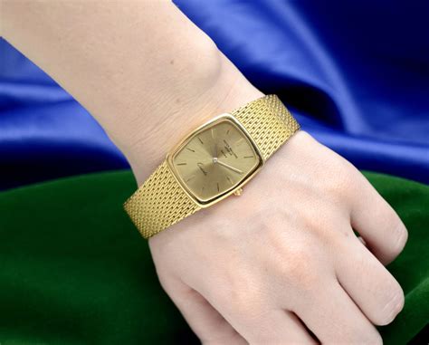 Vintage Patek Philippe Geneve Beyer 18K Yellow Gold Solid WATCH REF ...