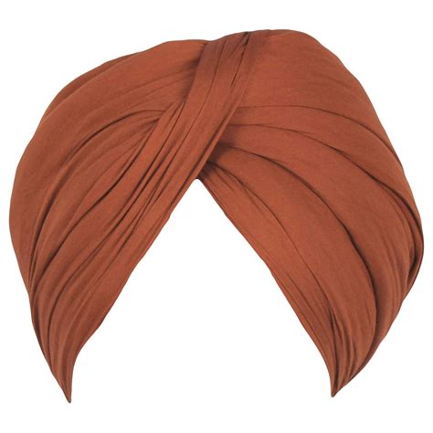 Sikh Cotton Turban For Men |Apricot Color | 5Mts Punjabi Pagri ...