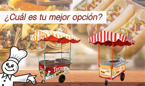 Carrito para Tacos VS Carrito para Hot Dogs ¿Cuál es tu mejor opción?