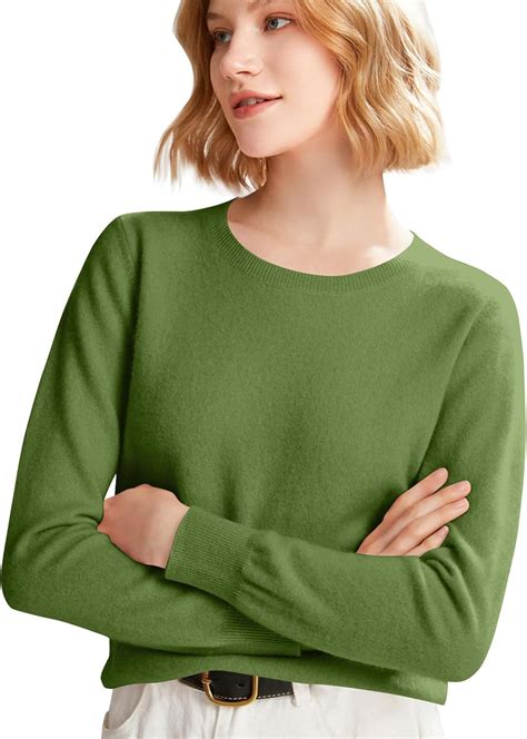 Amazon.com: FONMA Womens Sweaters Women's Pure Cashmere Sweater 2025 ...