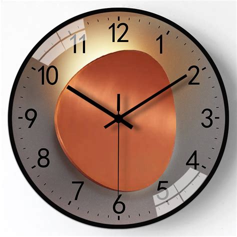 DESIGNICE Wall Clock,Sleek and Silent Kitchen Clock,Energy-Efficient ...