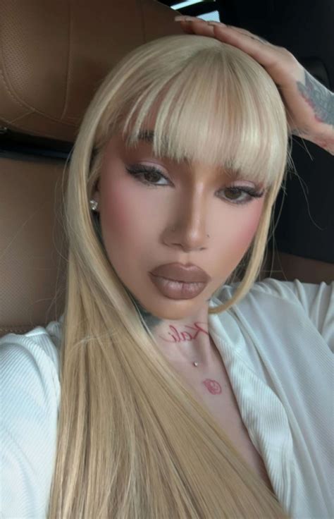 Bhad Bhabie Debuts Dramatic New Look with Blonde Bangs After Getting Nose Job