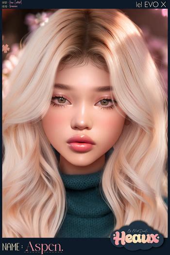 Second Life Marketplace - [Heaux] Aspen - Blush *Velour Tone