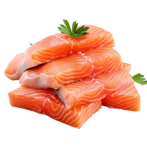 The Sliced Salmon, Food, Fish, Salmon PNG Transparent Image and Clipart ...