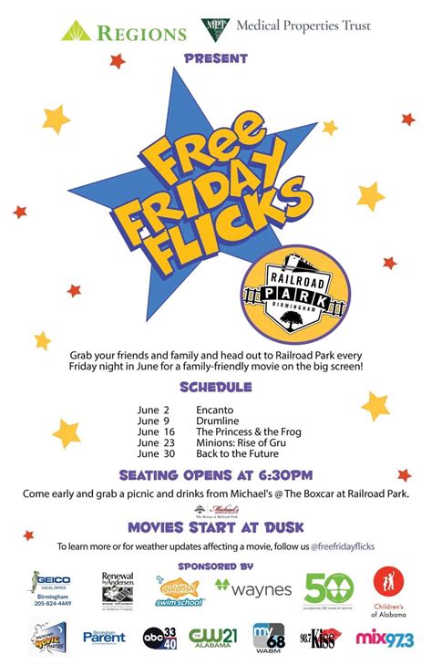 FREE FRIDAY FLICKS | District 6 Birmingham, Alabama