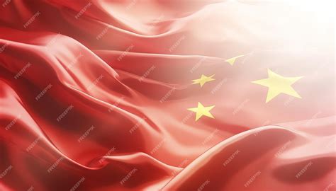 Premium Photo | A red flag with stars on it