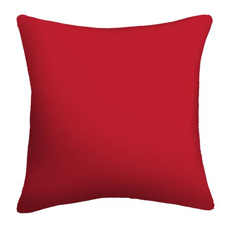 Mainstays Solid Outdoor Pillow, Red - Walmart.com