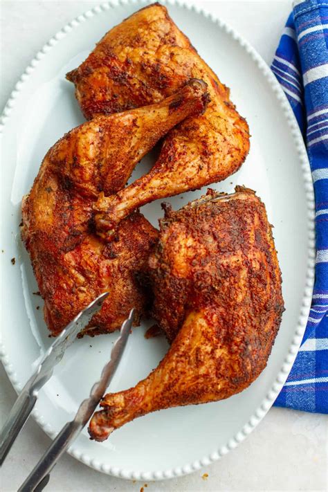 Smoked Chicken Leg Quarters - Kenneth Temple