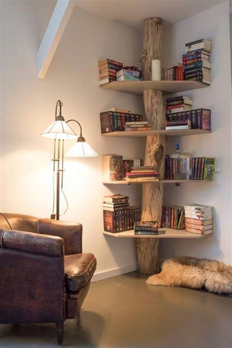 25 Ways to DIY Creative Corner Shelves