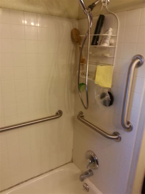 Bathroom Grab Bars Installation in Shower