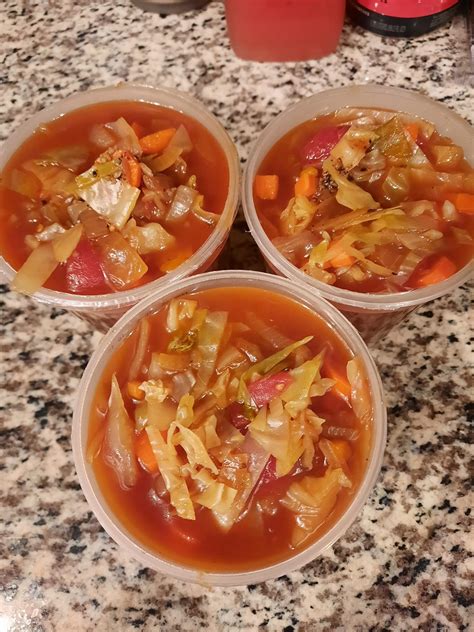 Sweet Sour Cabbage Soup