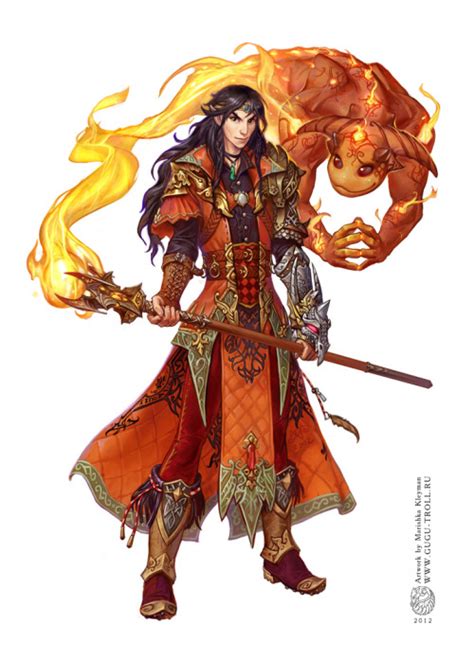 Looking for Pyromancer art of a Male Human Asian. : r/DnD