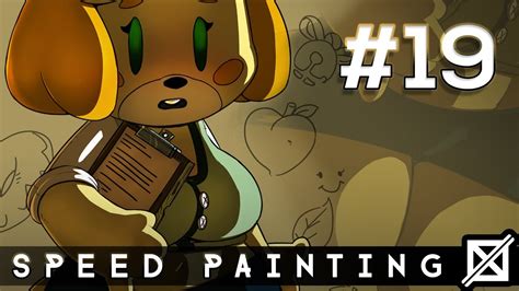 Rule 34 Isabelle from Animal Crossing! (SPEED PAINTING # 19) - YouTube