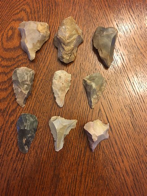 Native American Tools: A Collection of Arrowheads and Stone Age ...