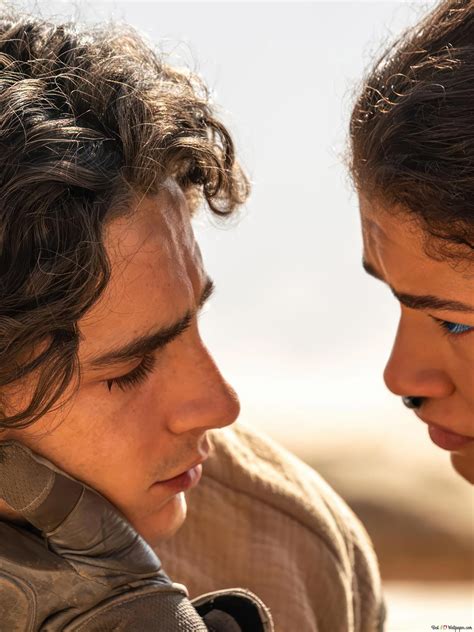 Timothee Chalamet and Zendaya from Dune: Part Two 4K wallpaper download