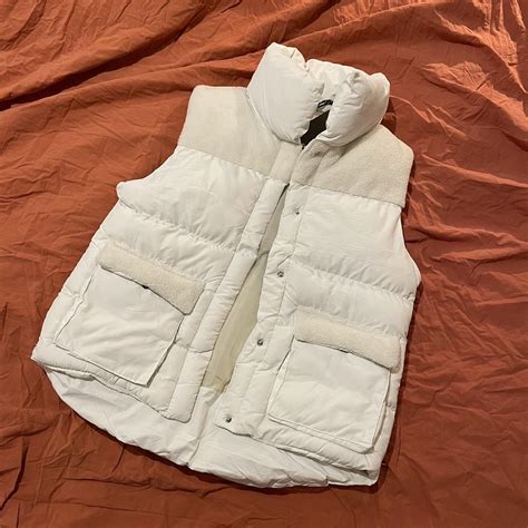 Threadbare white puffer vest brand new with tags. As... - Depop