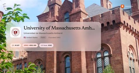 University of Massachusetts Amherst Rankings | XuanXiao