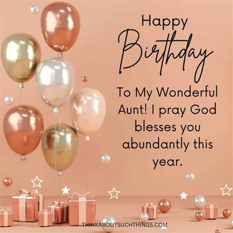 Beautiful Birthday Prayers For Aunt {Plus Images} | Think About Such Things