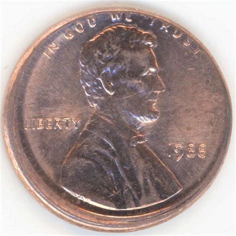 1988 Penny Value: are "D", "S", No mint mark worth money?