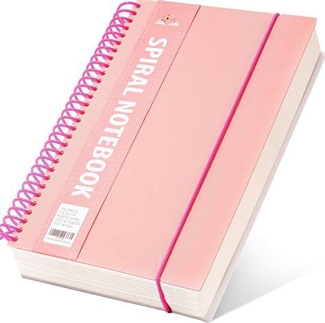Amazon.com : Yoment Hardcover Spiral Notebook 300 Pages College Ruled 7 ...