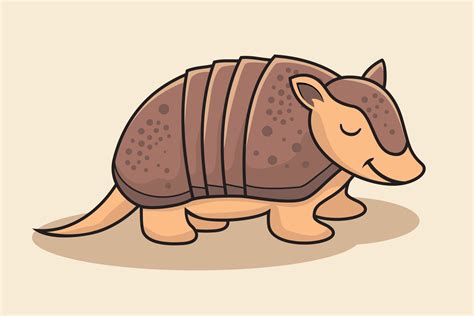 Armadillo Cartoon Illustrations 3442625 Vector Art at Vecteezy