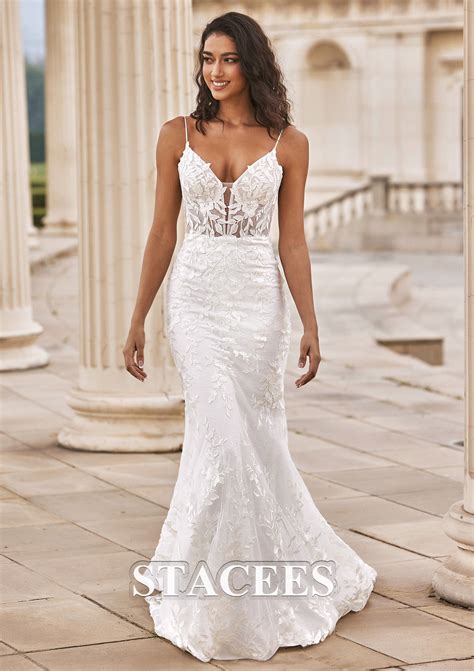 Column style wedding dress 60 photos - Astyledwedding.com