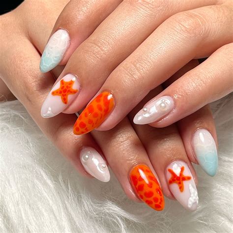 Manicure & Pedicure Treatments on Instagram: "Beach vibes 🌊 #gel # ...