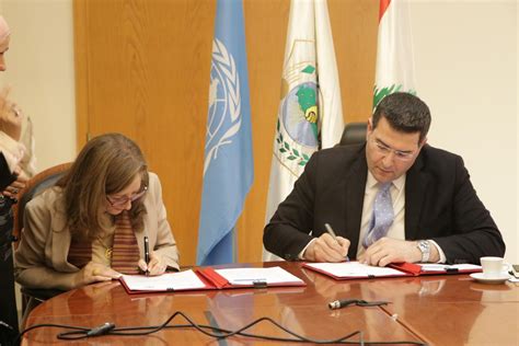 FAO and Lebanon's Ministry of Agriculture sign an agreement to enhance food and nutrition ...