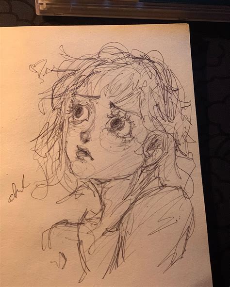 a little ballpoint sketch by me : r/Sketch