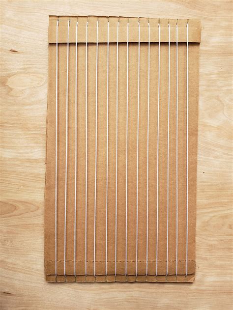 DIY Cardboard Weaving Loom — Cedar Dell Forest Farm