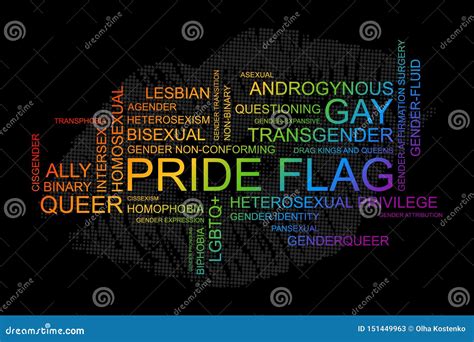 LGBT Words in Vector Format. Stock Vector - Illustration of coming, background: 151449963