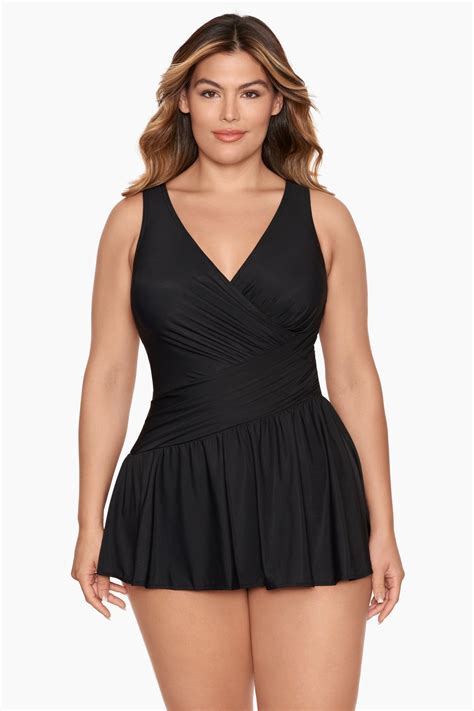 Miraclesuit Plus Size Swimwear Aurora Swim Dress