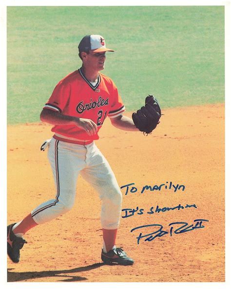 Pete Rose JR. Baltimore Orioles 8 X 10 Personalized Autographed Picture ...