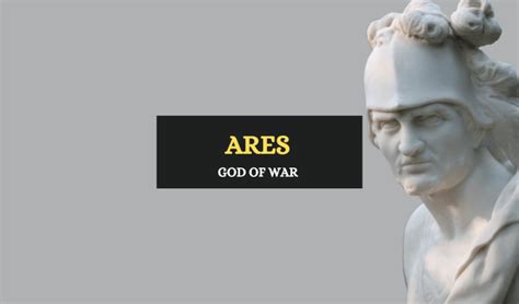 Ares - God of War in Greek Mythology and His Symbols