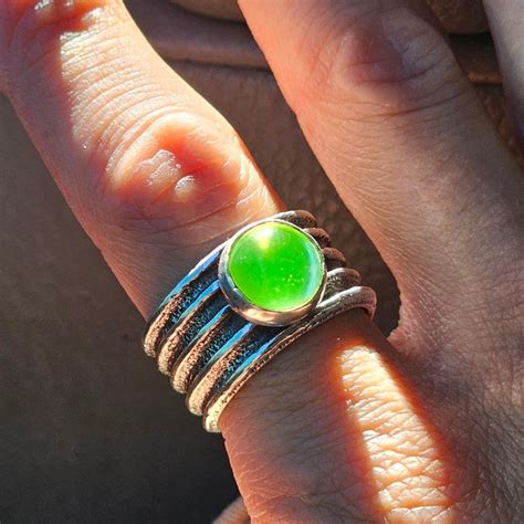 Uranium Glass Ring : r/jewelry